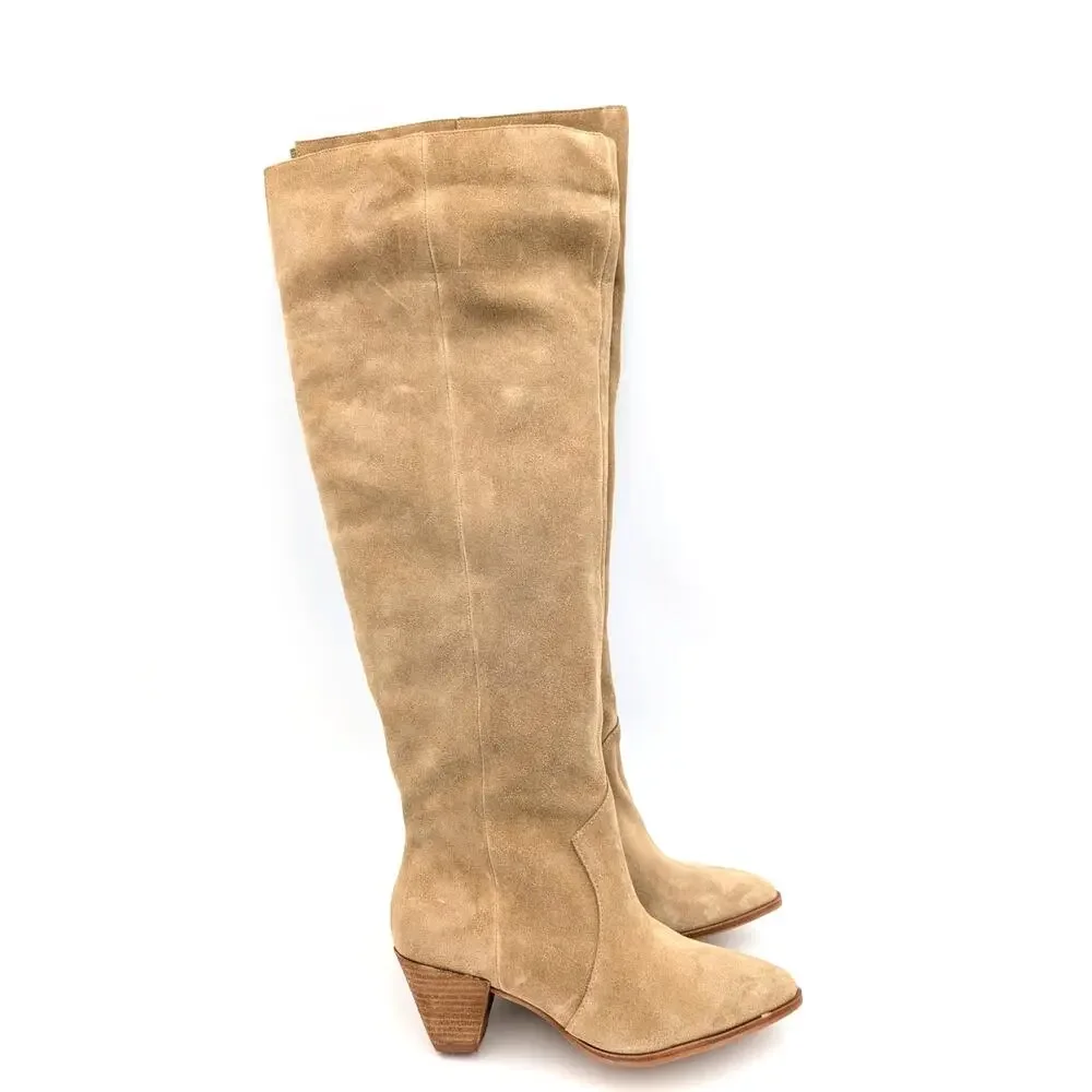 Vince Camuto Sewinny Wide Calf Over the Knee Boots Women's Size US6W EU36.5